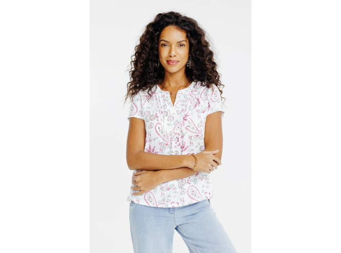 Tee-shirt imprimé manches courtes