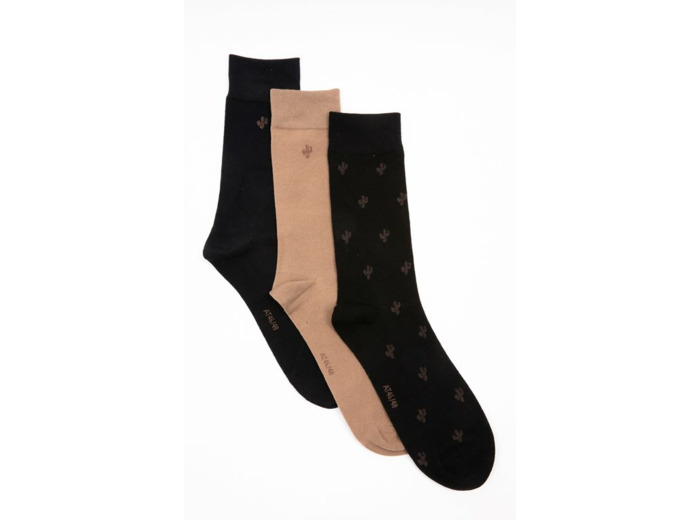 Lot De 3 Paires De Chaussettes Cactus