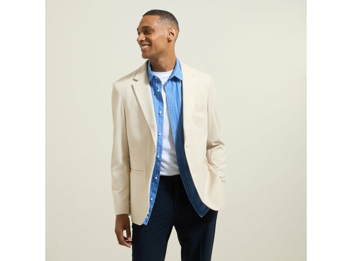 Veste blazer bi-ton - Beige