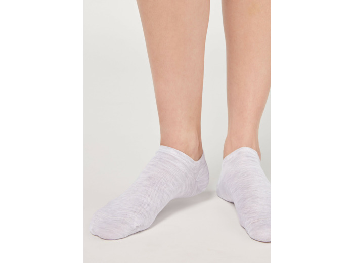 Chaussettes invisibles unisexes en coton