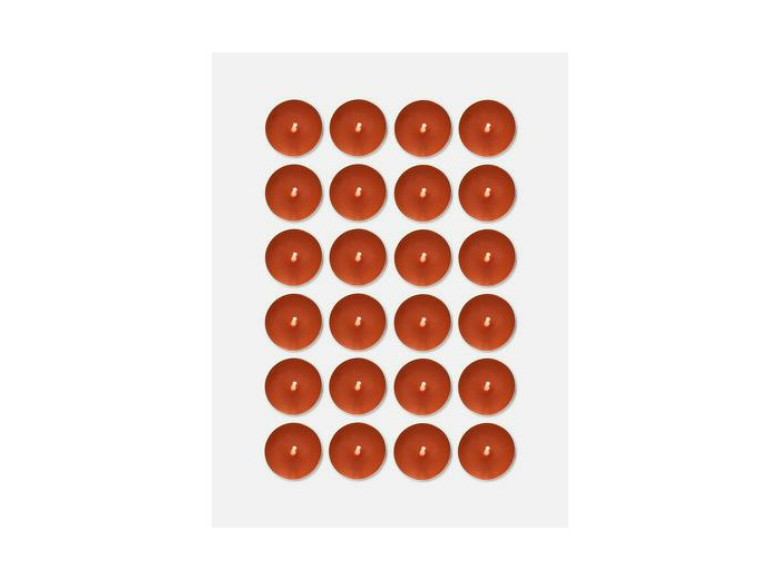 24 recharges de bougies chauffe-plat