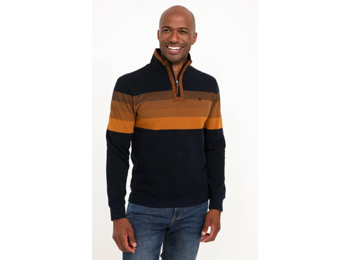 Polo Col Montant Bluesued