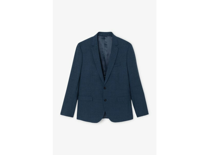 Veste de costume slim bi-ton - Bleu
