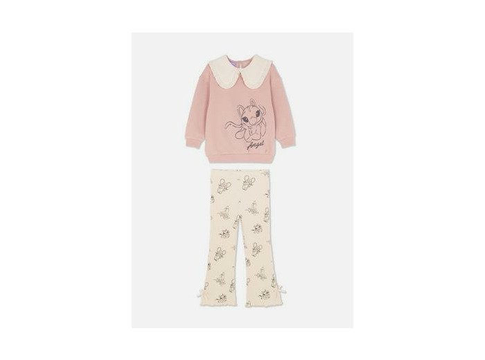 1,5–8 ans | Sweat-shirt et legging évasé Disney Stitch Angel
