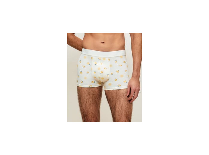 Boxer en coton motifs citrons