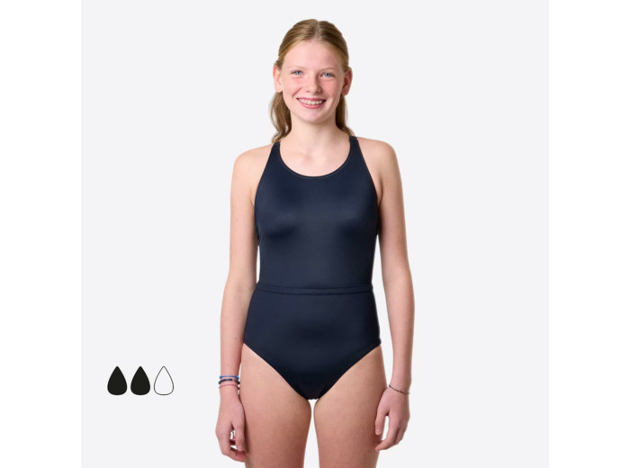 Maillot de bain menstruel étanche 1 pièce Ado - Flux moyen - SMOON Métis