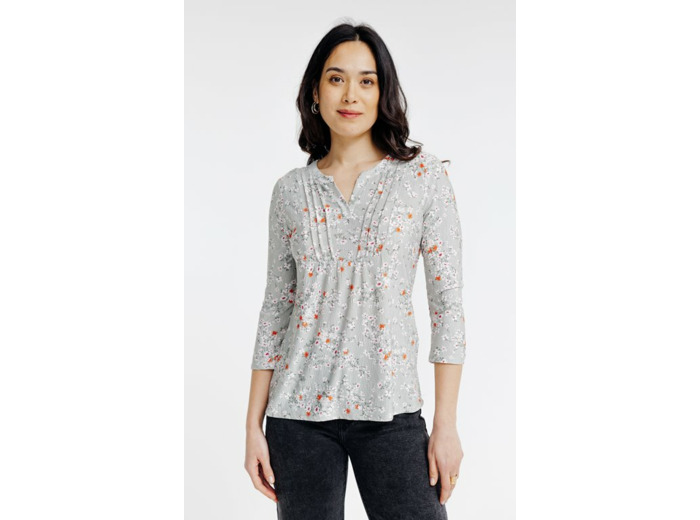 Tee-shirt imprimé manches 3/4