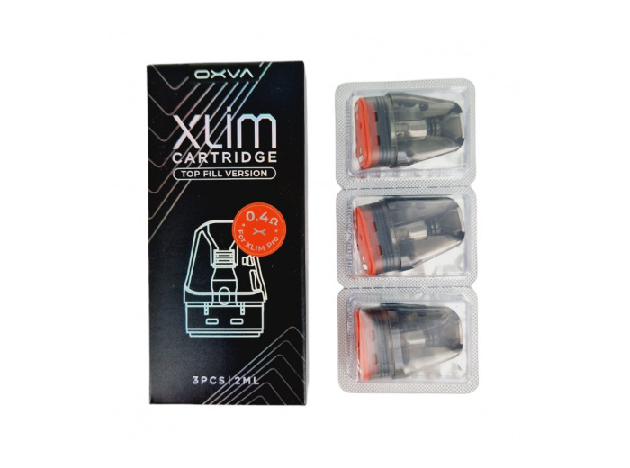 Pack de 3 Pods Top Fill Version 2ml + résistance Xlim V2 Oxva
