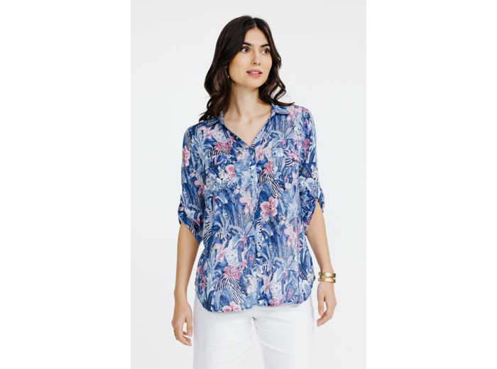 Chemise imprimé jungle