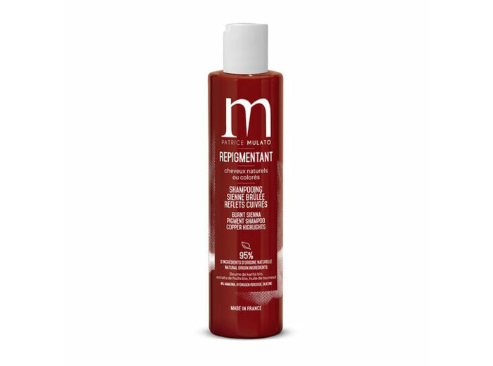 Shampooing repigmentant cheveux naturels ou colorés sienne brûlée