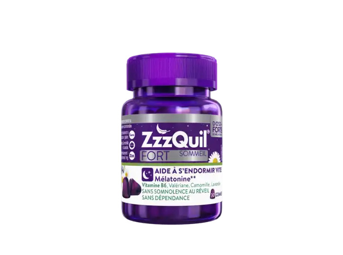 Zzzquil Fort Sommeil Gommes Fruits Des Bois Pot/30