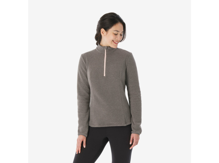 Polaire de randonnée montagne femme, MH100 grise
