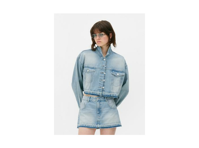 Veste courte en jean