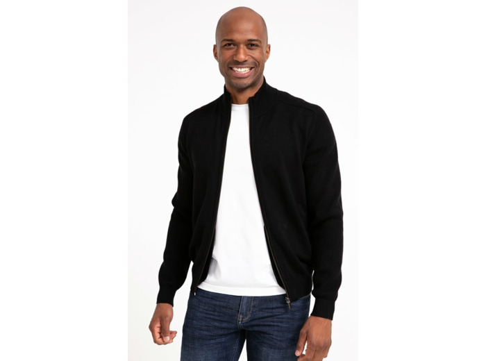 Gilet Uni Détails Camel