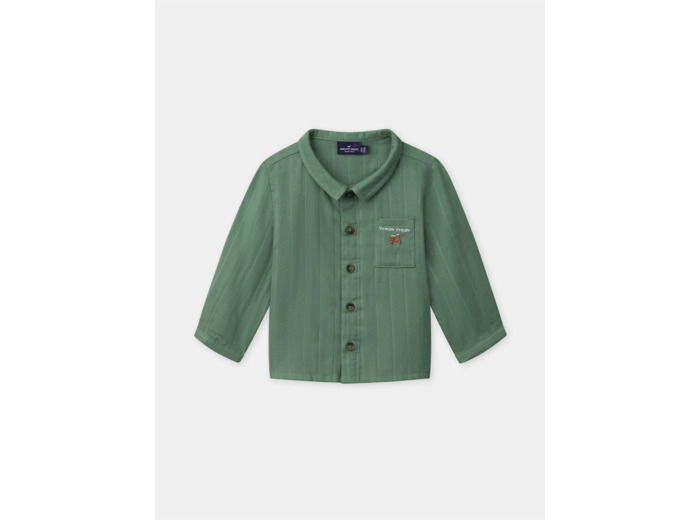 Chemise verte sapin Bébé Garçon