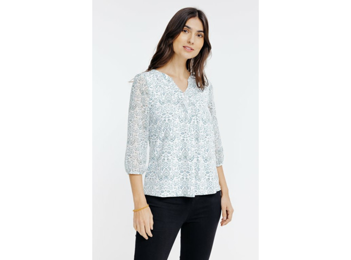 Tee-shirt imprimé manches 3/4