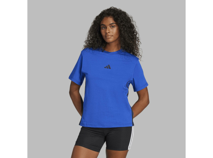 T-shirt de fitness femme, bleu