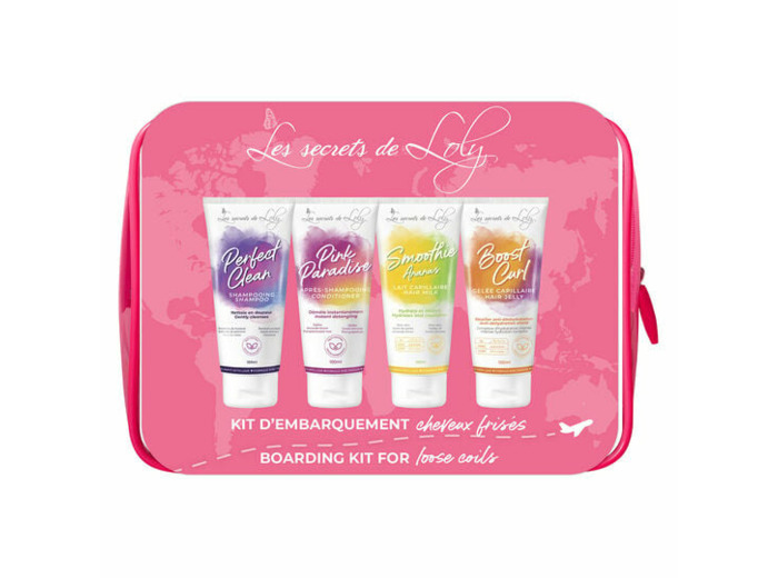 Kit d'embarquement cheveux frisés