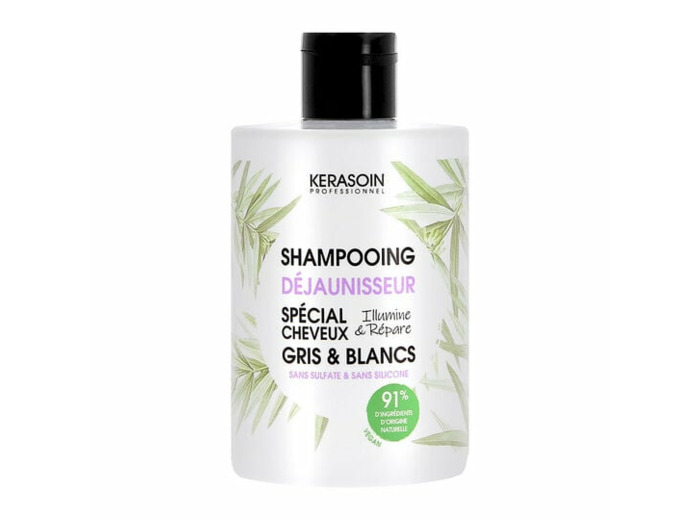 Shampooing déjaunisseur cheveux gris & blancs Gamme Nature