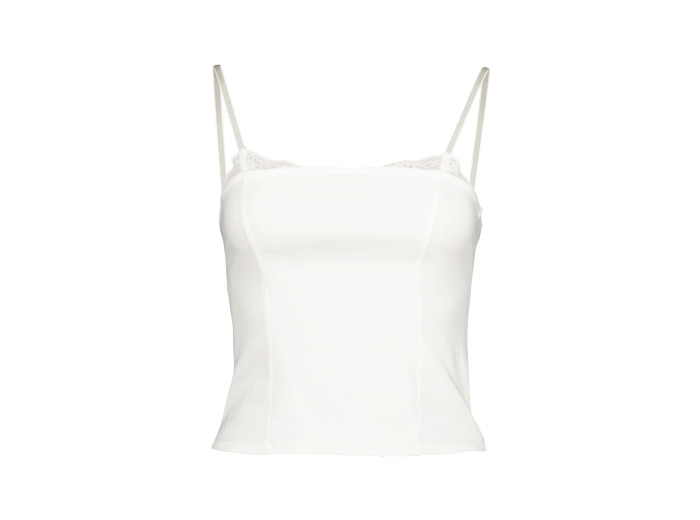 Haut ourt avec dentelle