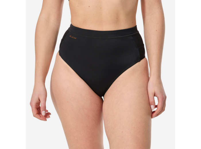 Bas de maillot de bain culotte taille haute Femme - Rosa noir