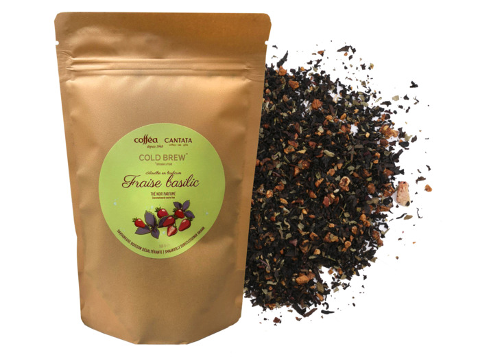 Infusion glacée Fraise et Basilic Cold Brew* 100GR