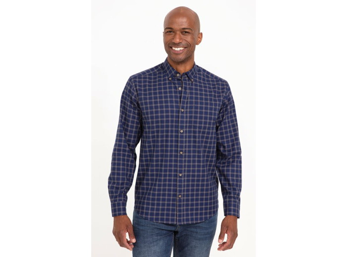 Chemise Manches Longues À Carreaux