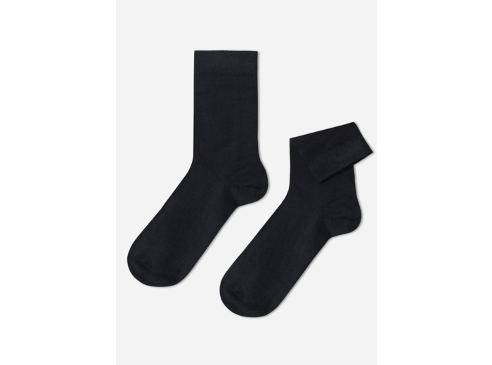 Chaussettes courtes en laine et coton pour homme