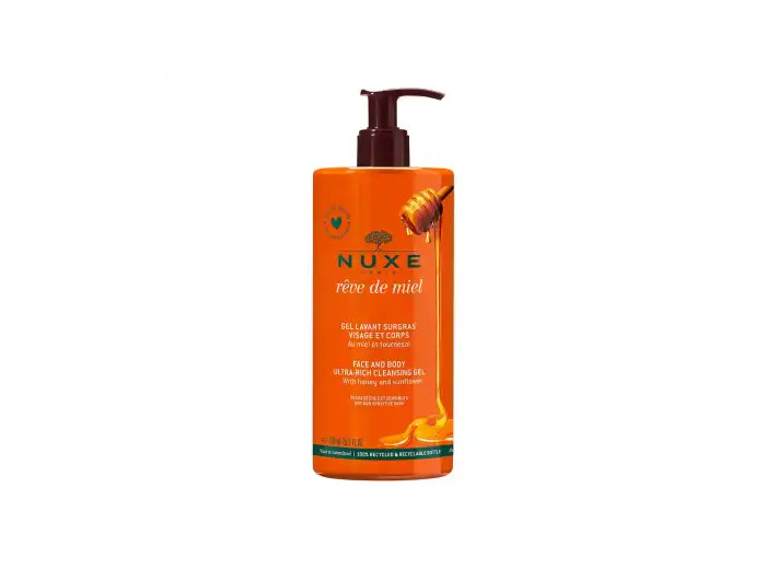 Nuxe Rêve De Miel Gel Lavant Surgras Visage Corps Fl Pompe/750ml
