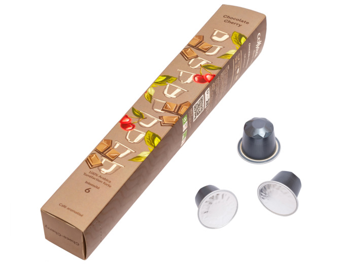 Café aromatisé «Chocolate cherry» étui Caps x10