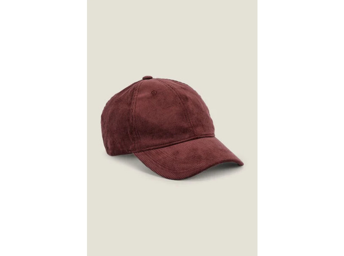 Casquette en velours - Orange foncé