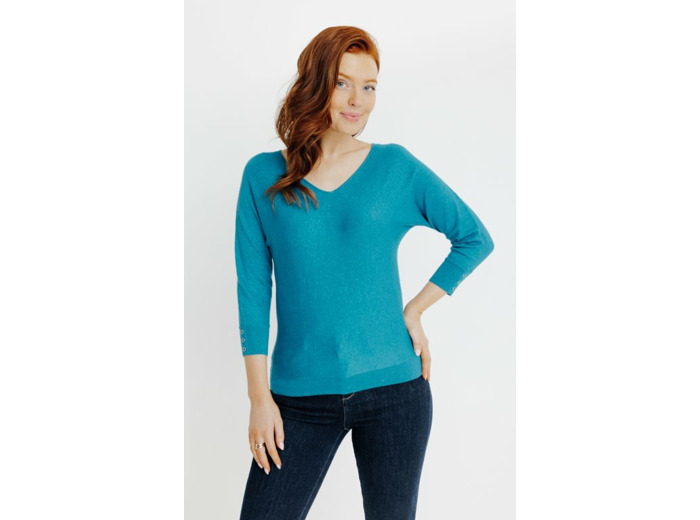 Pull Lurex Avec Boutons