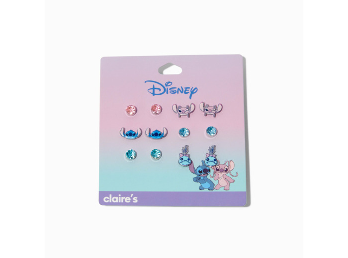 Lot de clous d'oreilles BFF en exclusivité chez Claire's Disney Stitch - Lot de 6
