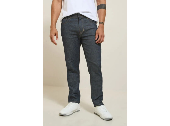 Jean straight brut 3 longueurs - Bleu