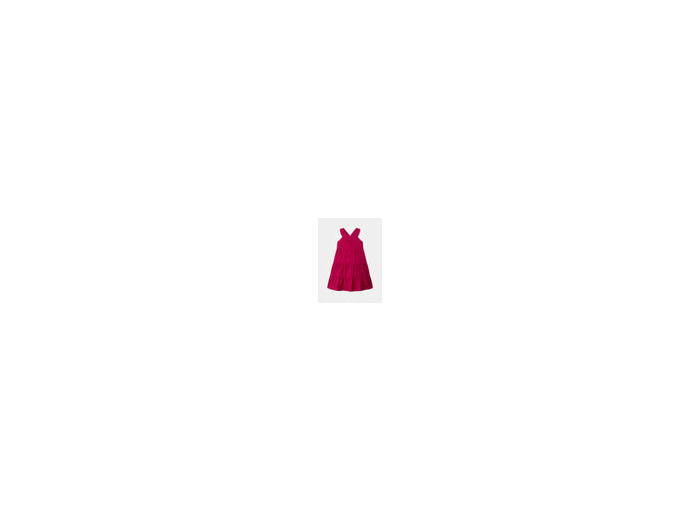 Robe fuchsia en broderie anglaise pour filles