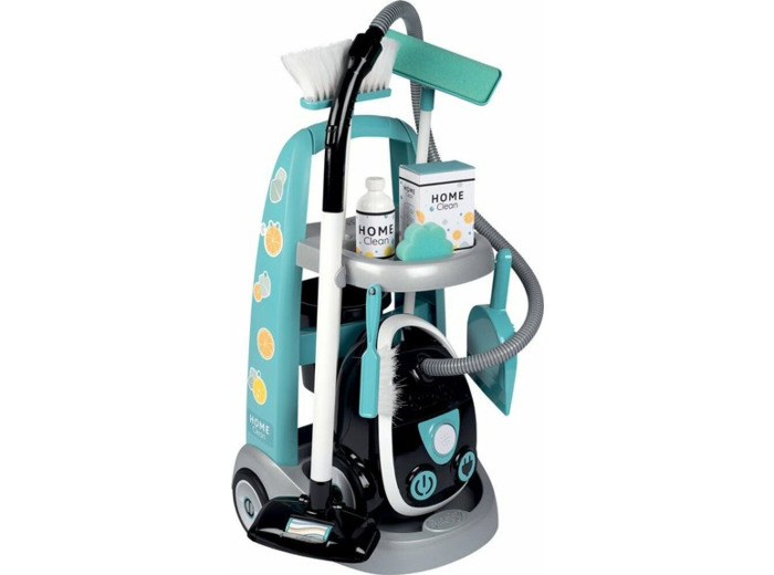 CHARIOT DE MÉNAGE AVEC ASPIRATEUR SMOBY