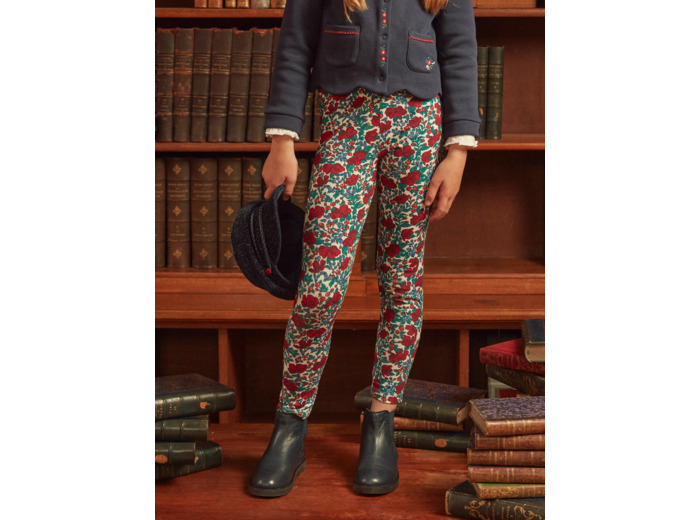 Legging à fleurs