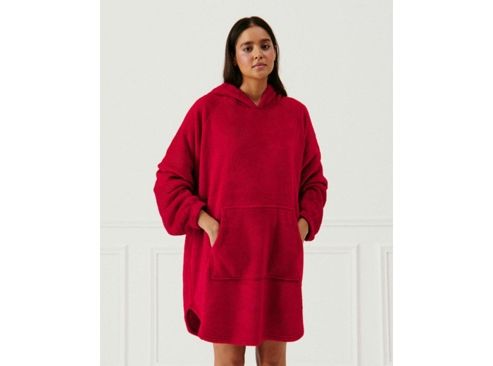 Pull plaid en polaire