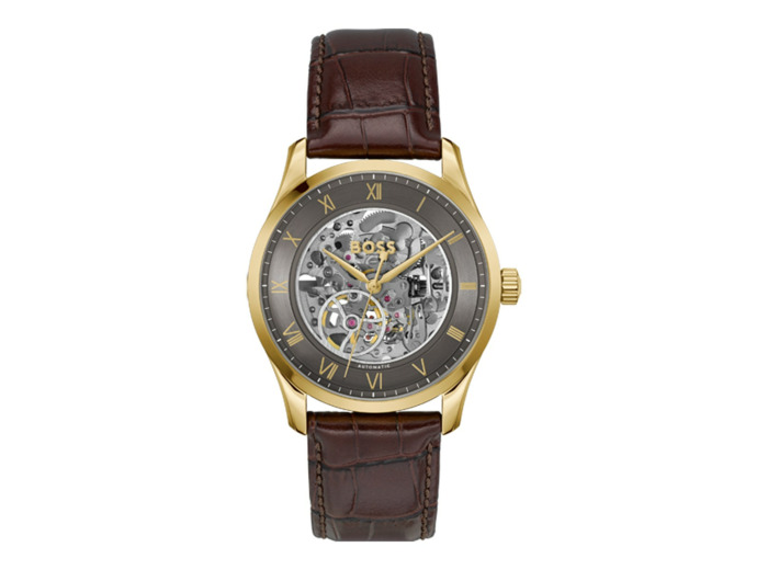 Montre automatique Homme Principle skeleton Argenté