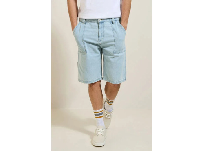 Bermuda en jean skateur - Bleu moyen