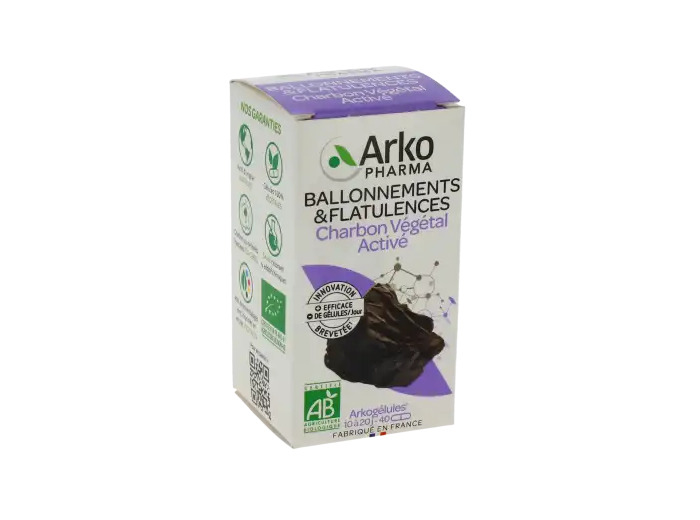 Arkogélules Charbon Végétal Activé Gélules Bio Flacon De 40