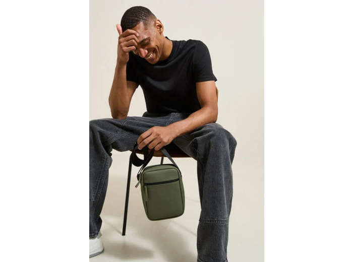 Sacoche bandoulière en gomme - Vert kaki