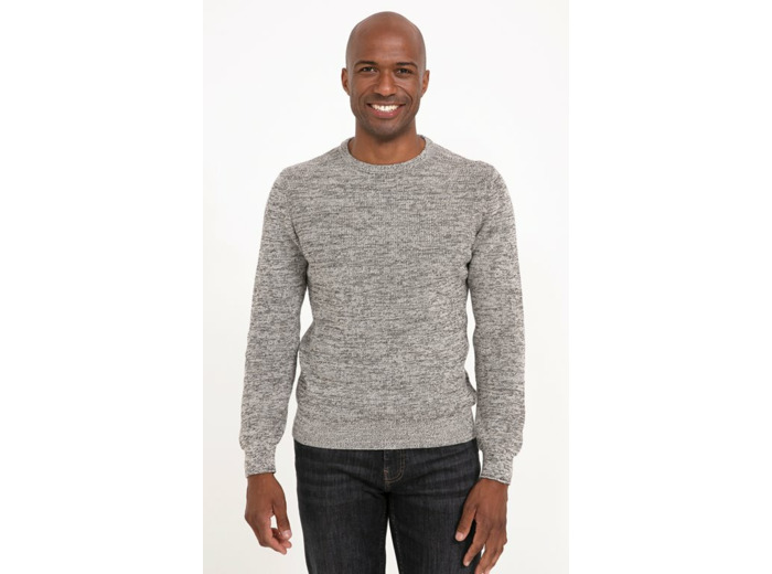 Pull Col Rond Côtelé