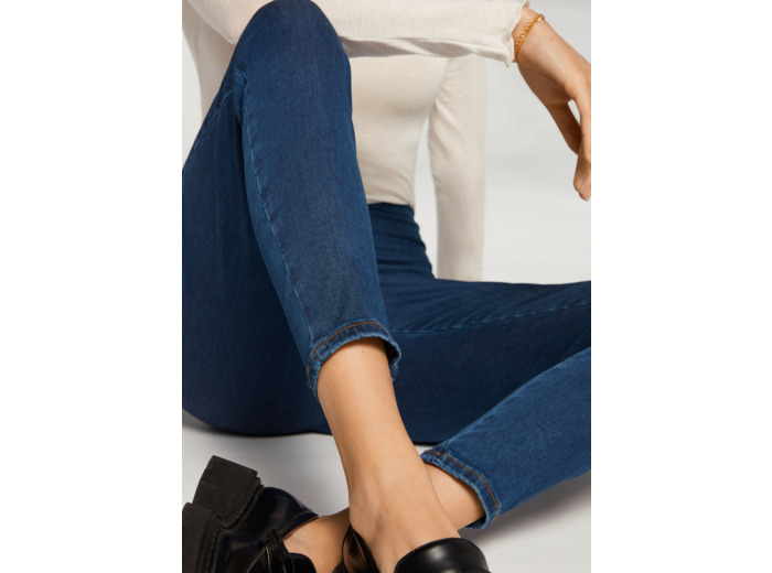 Leggings en denim skinny taille haute