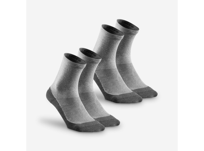 Chaussette Hike 50 High - Gris - Lot de 2 paires