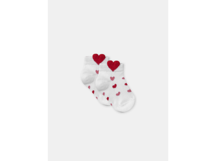 Chaussettes jacquard coeur