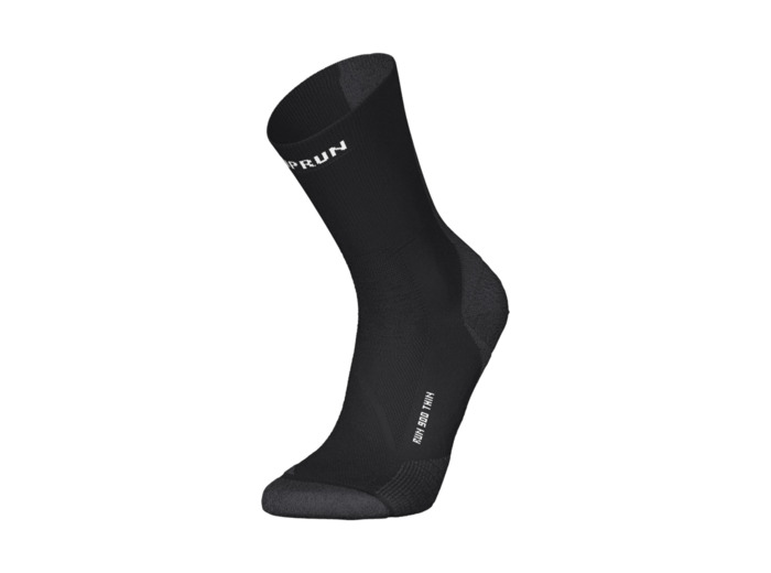 Chaussettes de running KIPRUN run900 fines mi-mollet noires