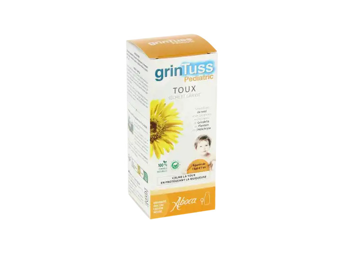 Aboca Grintuss Pediatric Sirop Toux Sèche Et Grasse Falcon De 128 G