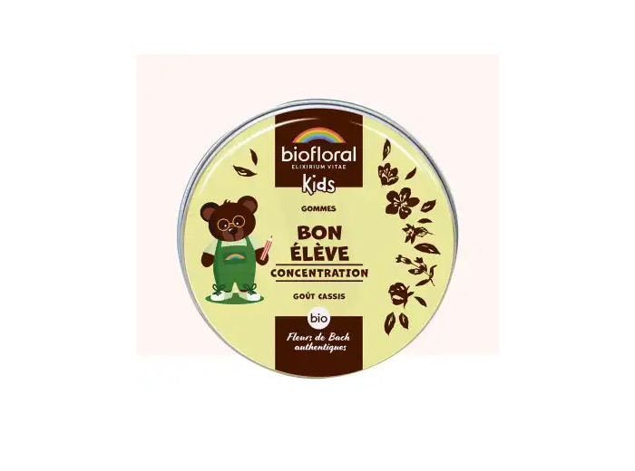 Biofloral Enfant Gommes Bio Bon élève B/45g