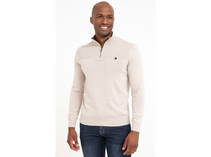 Pull Col Montant Zippé